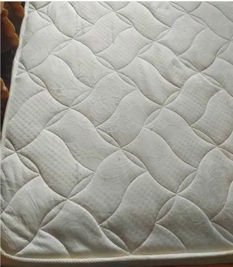 Matelas après nettoyage et traitement anti-acariens